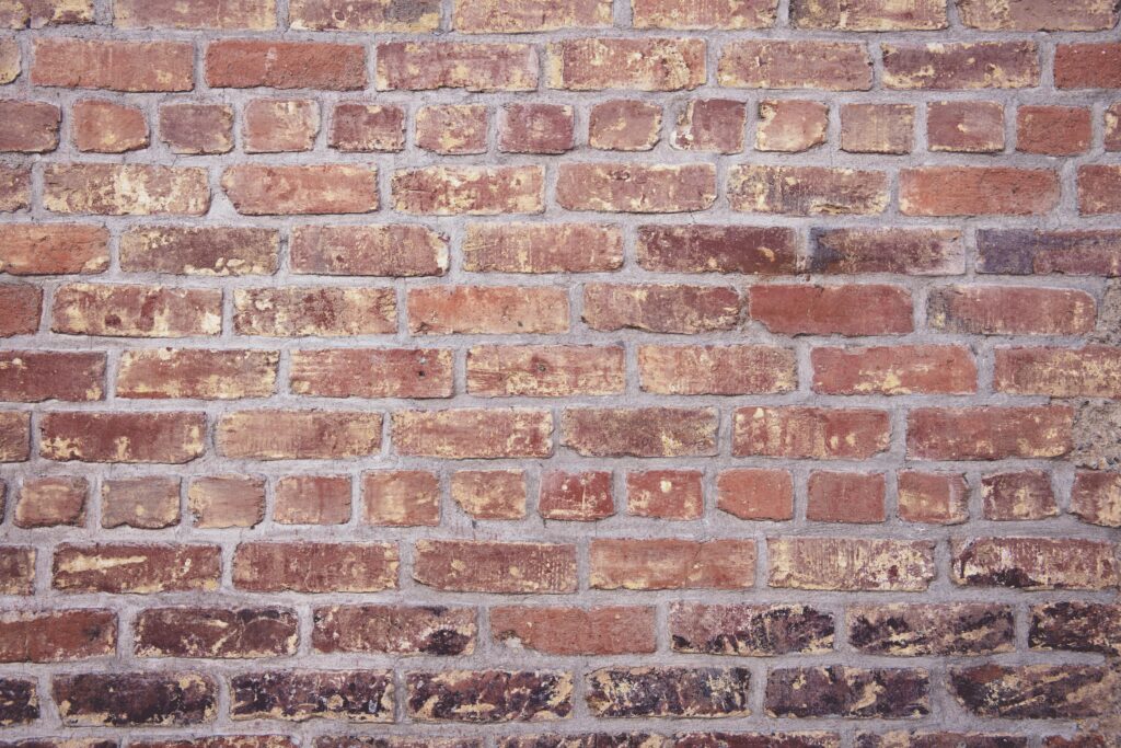 High-quality image of a classic red brick wall, perfect for design or architectural projects.